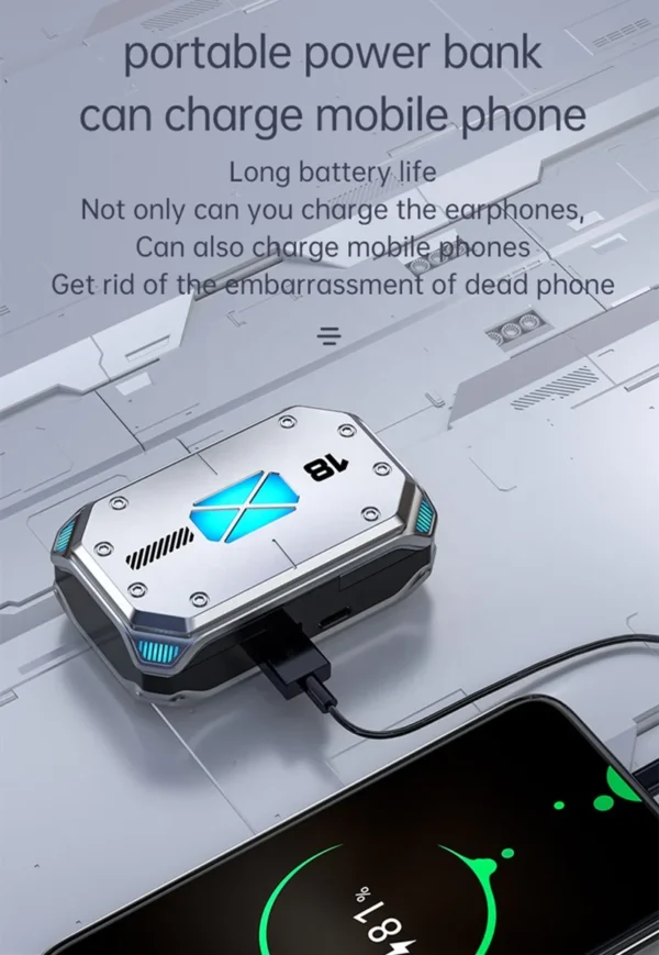 Audifonos Auriculares Tws Wireless M43 m 43 Tws Gaming in Ear Noise Cancelling Game Earbuds Headphone Earphone Headsets Original