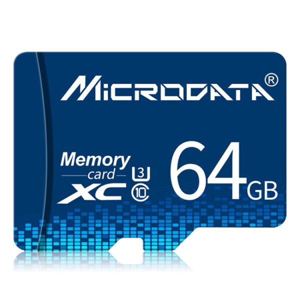 MICRODATA 64GB U3 Blue TF(Micro SD) Memory Card - Image 2