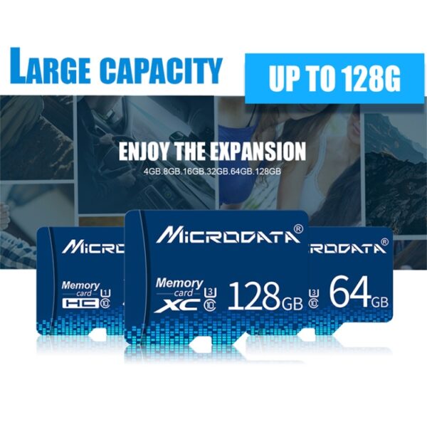 MICRODATA 64GB U3 Blue TF(Micro SD) Memory Card - Image 7