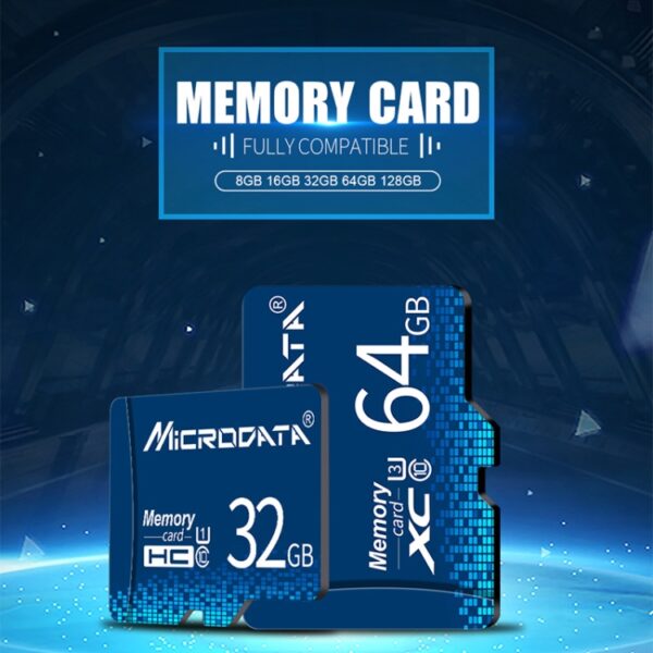 MICRODATA 64GB U3 Blue TF(Micro SD) Memory Card - Image 10