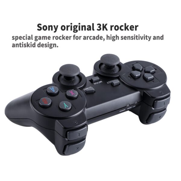 PS3000 64GB 4K Retro Game Stick with 2 Wireless Gamepads 10000+ Games Pre-installed - Image 12