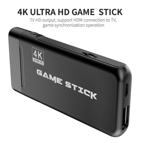 PS3000 64GB 4K Retro Game Stick with 2 Wireless Gamepads 10000+ Games Pre-installed - Image 10