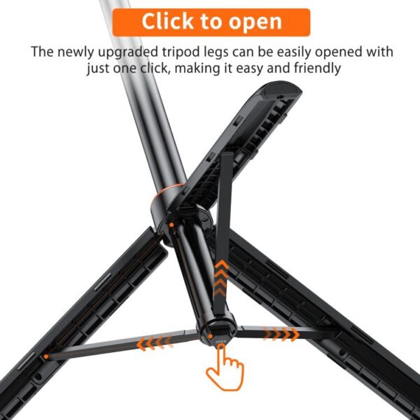 PULUZ 1.3m Action Camera Selfie Stick Tripod Vlog Live Streaming Holder - Image 5