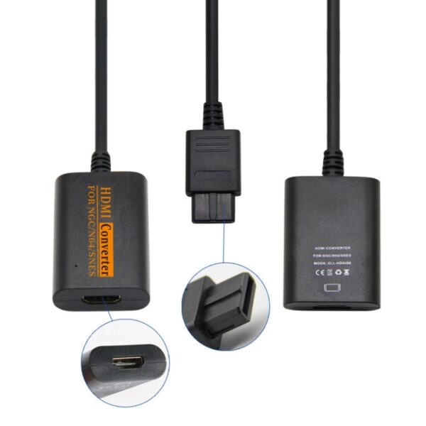 720P Retro Game Console Video Converter HDMI Converter for NGC/N64/SNES/SFC - Image 3